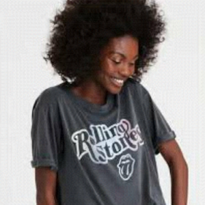 ROLLING Stones Cropped T-shirt size XS